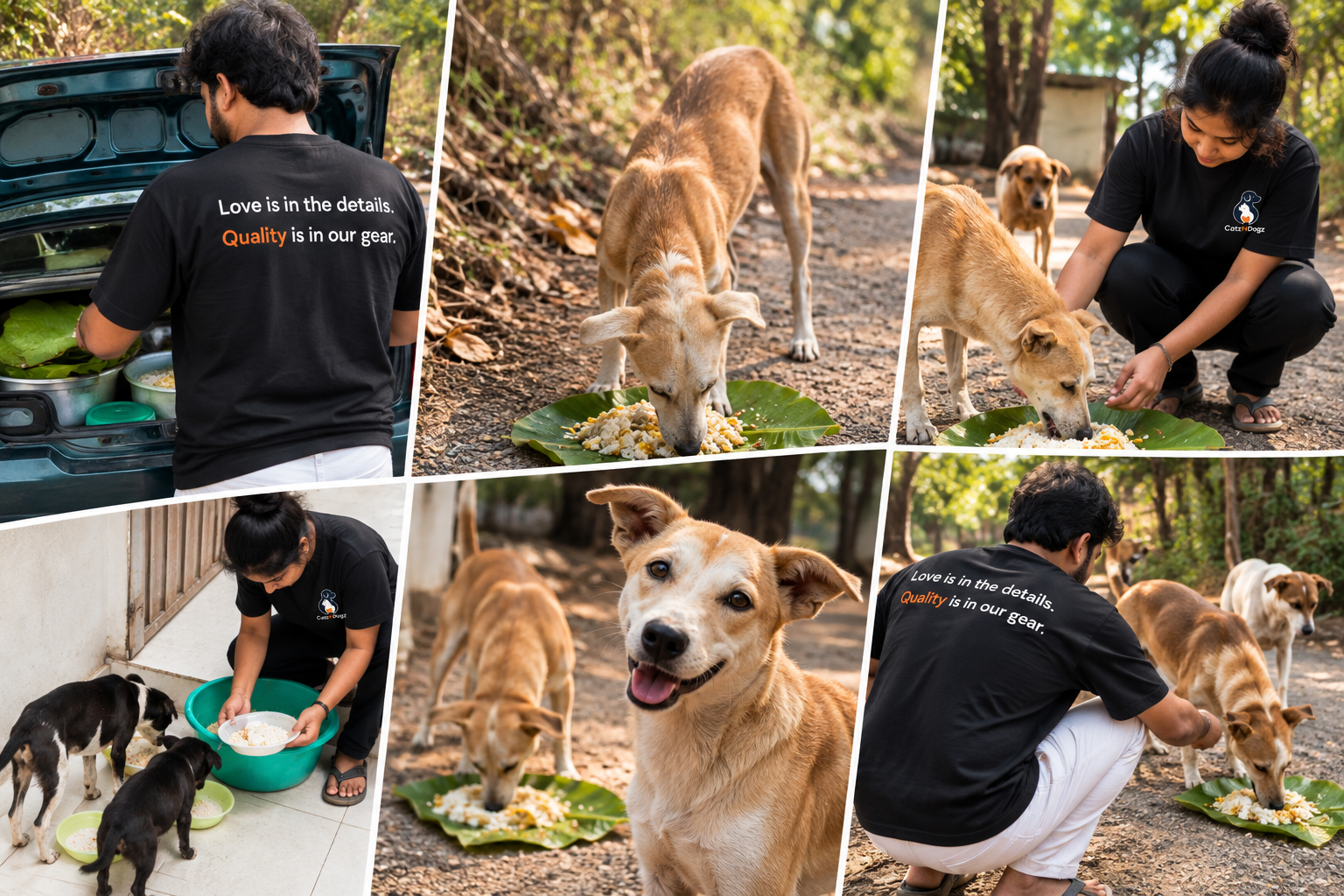 A Meal, A Moment of Kindness: Feeding Stray Dogs 🐾