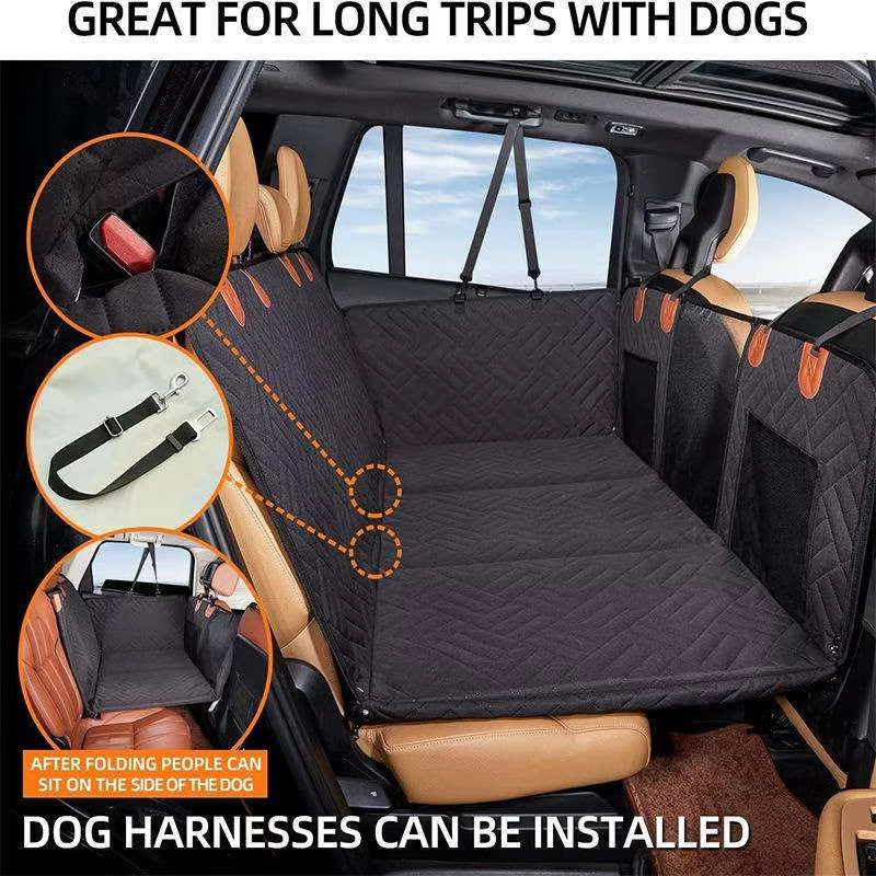 Waterproof Scratch-Proof Nonslip Cotton Pet Dog Cat Car Seat Cover Mat Hammock 600D Oxford Heavy-Duty Eco-Friendly Plaid All